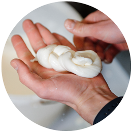 Fotografía producción mozzarella